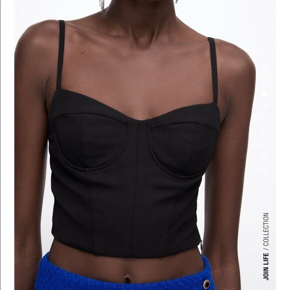 Zara back jewel trip top - Picture 3 of 8